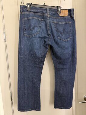 AG Jeans Mens Adriano Goldschmied 34 X 24 Protege Dark Blue Demim